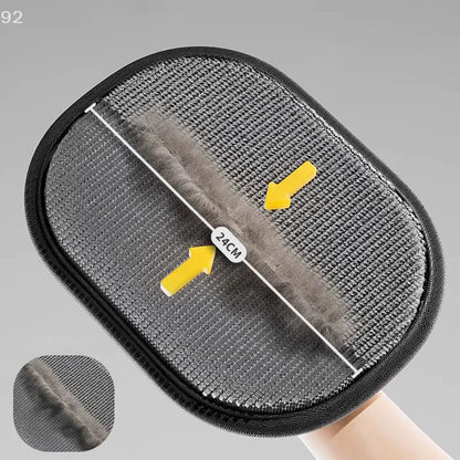 Pet Hair Remover Electrostatic Glove, Pets Grooming Gloves, High-Efficiency Pets Hairs Removal Gloves, Cat Hairs Removal Tool